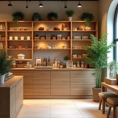 Intérieur chaleureux de la boutique Maison des Animaux à Lyon